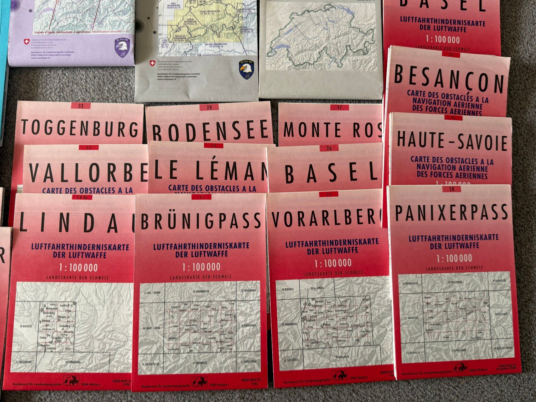 Livres: Grosses Lot Luftfahrtkarten Luftwaffe - Schweizer Armee – D'occasion à Brütten par Hst1 6