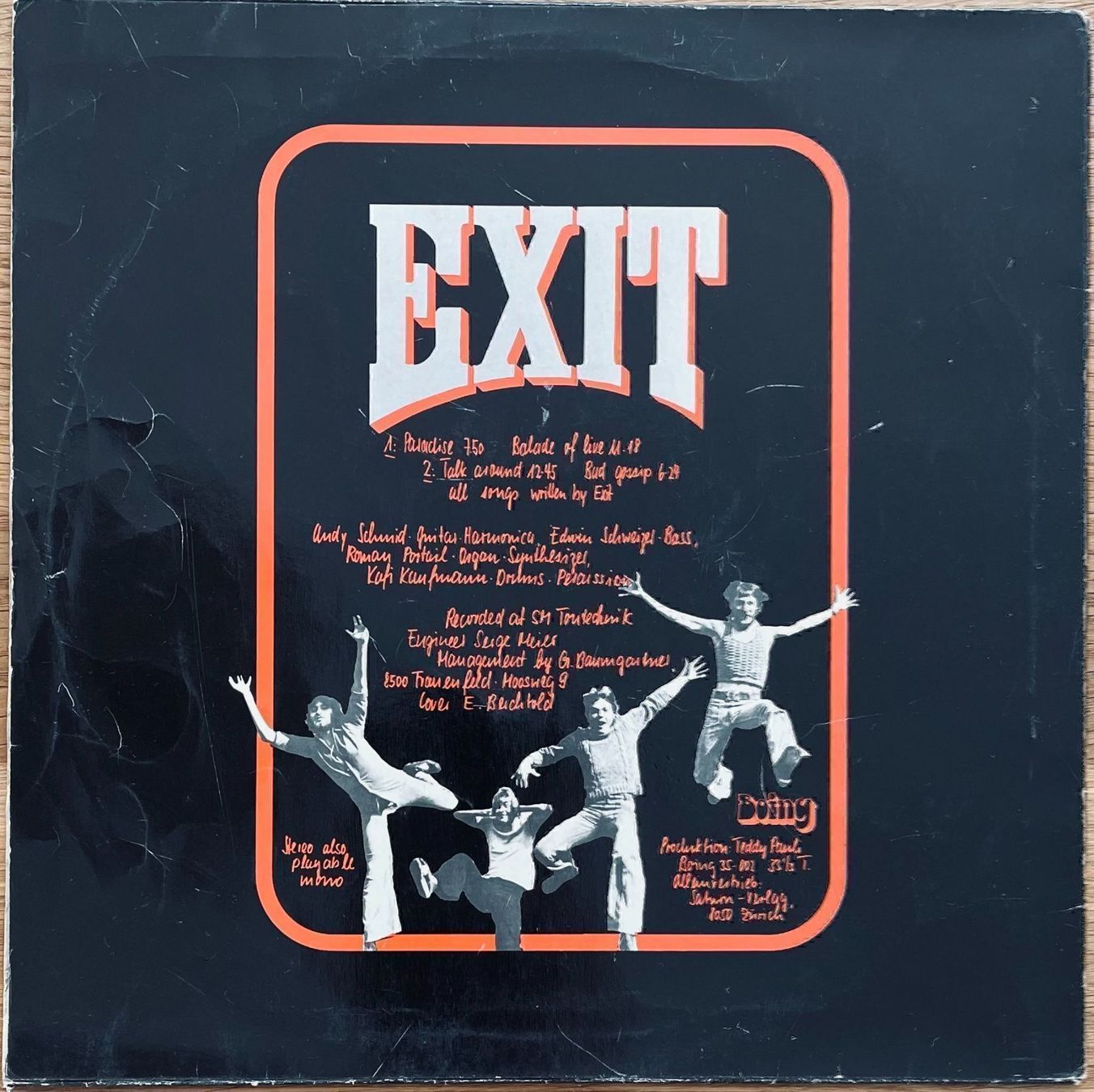 Dischi in vinile: Exit, Seltene Originale 1St. Pressung – Usato da Aadorf venduto da Assyrian-Bazar 1