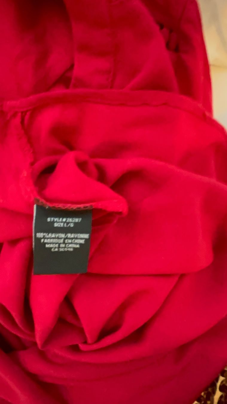 Camicette: Damen-Bluse rot – Usato da Triesen venduto da boston7 4