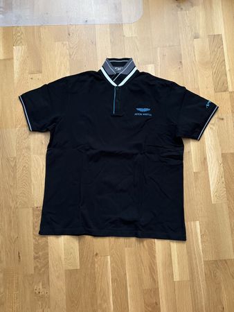 Polo Hackett Aston Martin noir, taille xxxl 