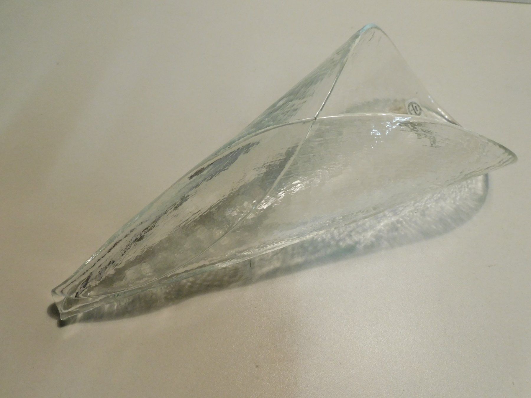 Glasi Hergiswil Gläser: Hergiswiler Glas Cornet mit Label   Roberto Niederer Glas – Gebraucht aus Sursee von 76 1
