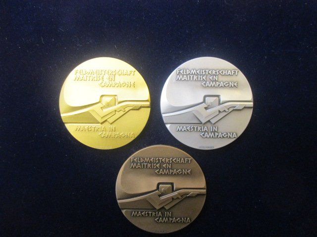 Medaglie: SSV Feldmeisterschaft - Gold - Silber - Bronze - TOP – Nuovo (secondo la descrizione) da Luzern venduto da Horoskop1 1