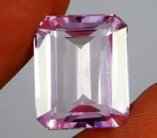 22.45 Ct Pink  Emerald Cut Dazzling Certified