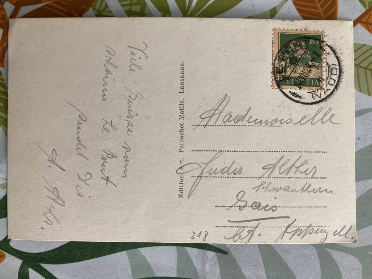 Ansichtskarten: 44)AK Le Pont,VD,1924 – Gebraucht aus Ascona von ruru4150 1