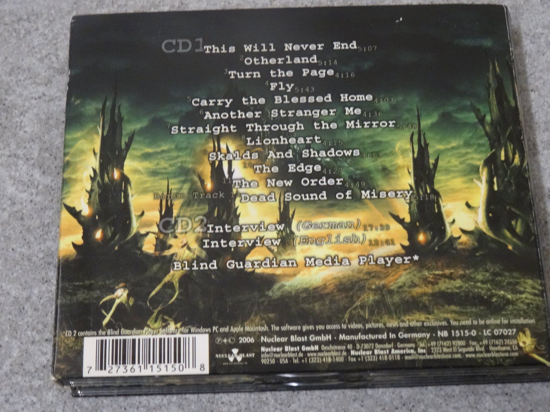 CD: Blind Guardian - A Twist in the Myth CD – Usato da Olten venduto da Disc-Ausverkauf 1
