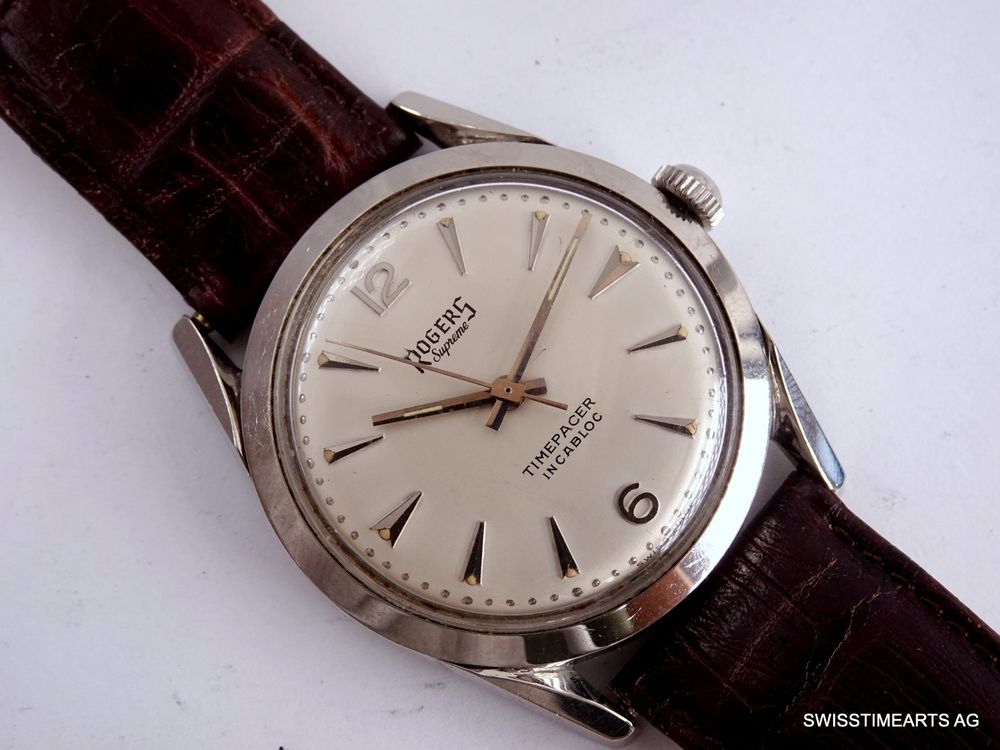 ROGERS 1960ER SUPREME SPRINGENDE SEKUNDE HANDAUFZUG RARITÄT (D'occasion ...