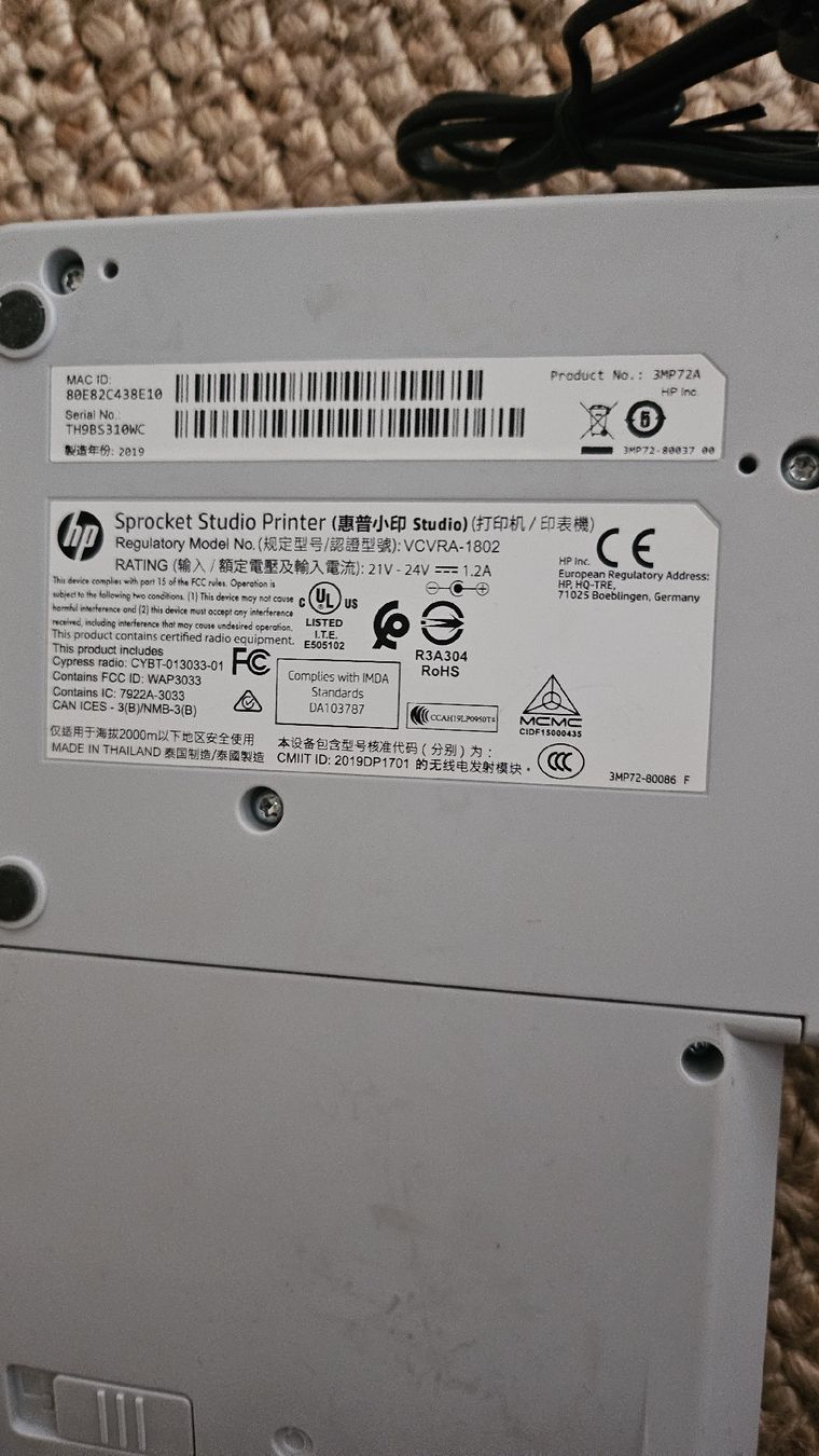 Hewlett Packard Stampanti: HP Sprocket Studio 4x6" Drucker mit 80 Blatt & 2 Kartuschen – Nuovo (secondo la descrizione) da Bülach venduto da ane_yn2b 4