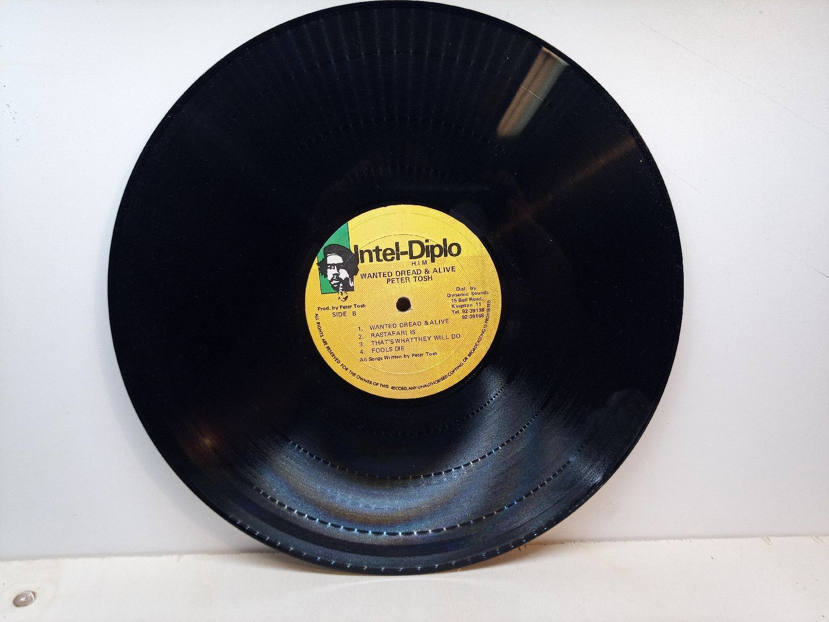 Schallplatten: Peter Tosh Wanted Dread & Alive LP 1981  – Gebraucht aus basel von markusb07 6