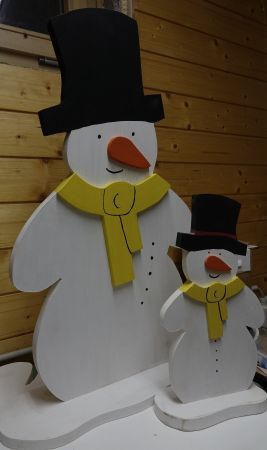Schneemannpaar