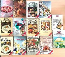Livres de cuisine Betty Bossy et Dr. Oetker