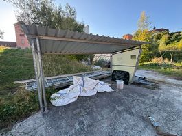 stabiler Velounterstand / Fahrradunterstand