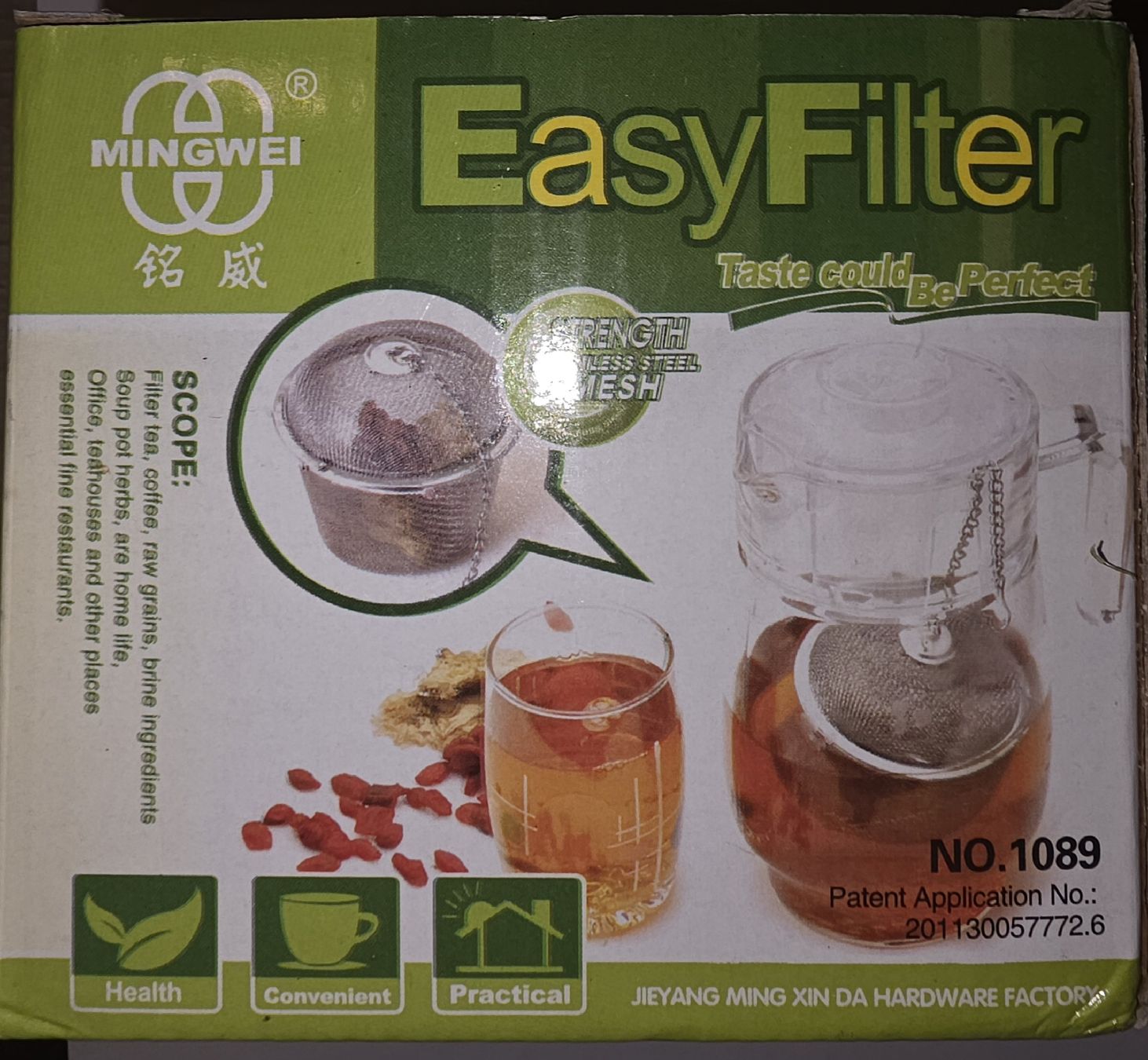 Teiere: Tee Filter Sieb Edelstahl Ø11cm. – Nuovo e nell'imballaggio originale da Zetzwil venduto da Sonneblueme987 2