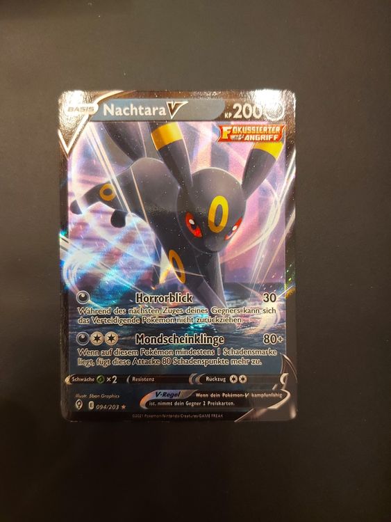 Nachtara V (Umbreon) EVS 094/203 Ultra Rare Drachenwandel NM EN