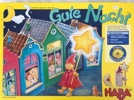 Spiel "gute Nacht" mit Figuren