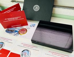versilberte 6x Medaillen Patrouille Suisse🇨🇭 + Numisbrief