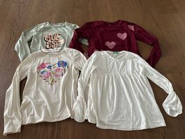 4 Langarmshirts Grösse 152/158
