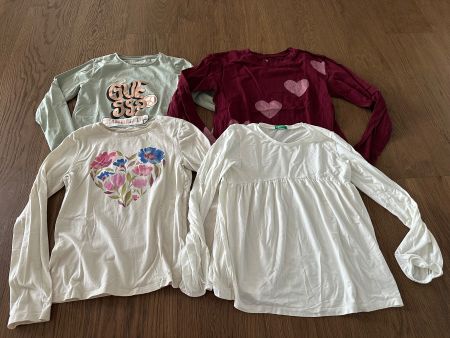 4 Langarmshirts Grösse 152/158