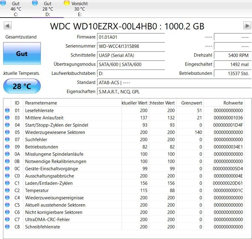 Western Digital Disques durs: WD Green 2x 1tb – D'occasion à Aathal-Seegräben par astolp 2