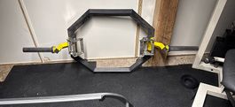 Hexagonal Barbell Kraft-Hex Bar mit Griffen guter Zustand