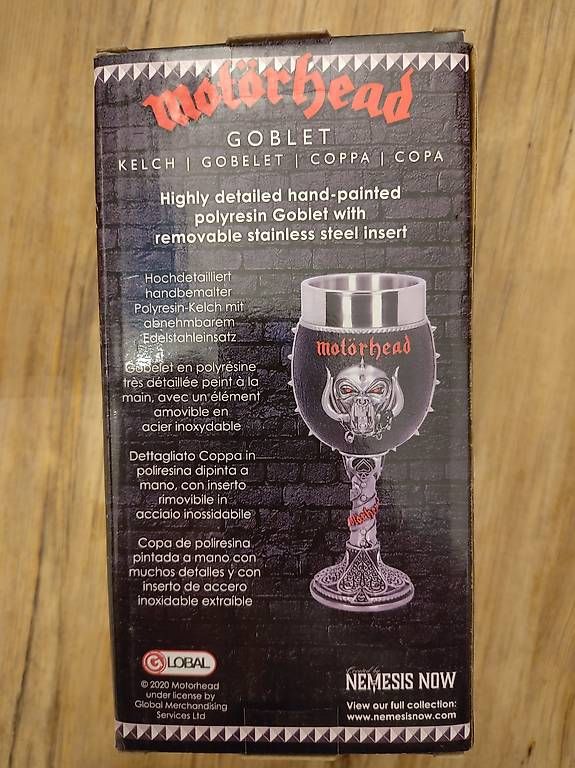 Statuette: Motörhead Kelch – Nuovo e nell'imballaggio originale da Lyss venduto da toe_68qb 2