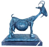 Skulptur Ziege Goat Esmeralda Bronze nach Picasso Zicke