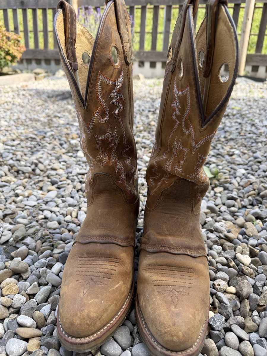 Scarpe da donna: Westernstiefel Double-H braun – Usato da Bürglen Ur venduto da Urnerin 1