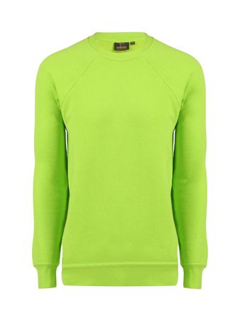 Switcher London Premium Sweatshirt raglan Limette Gr. XS