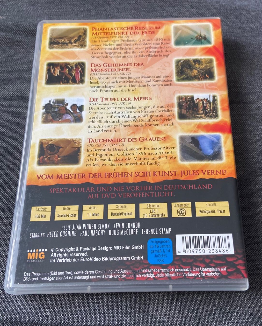 Tous les DVDs: JULES VERNE BOX • 4 Filme •  DVD-Boxset – D'occasion à Luzern par Lycka 1