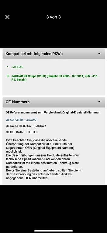 Alle Autoersatzteile: Jaguar – Gebraucht aus Oftringen von Adil991 2
