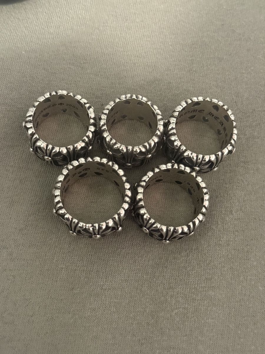 Chrome Hearts Anelli: Chrome king ring size 6,7,8,9,10 – Nuovo (secondo la descrizione) da Zürich venduto da har_9mp2 2