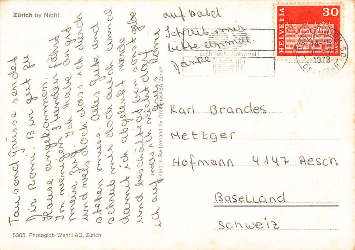 Cartoline postali: alte Ansichtskarte aus Archiv: DEUTSCHSCHWEIZ - ab 1.-- – Usato da Winterthur venduto da SchatzchischtliWinti 1