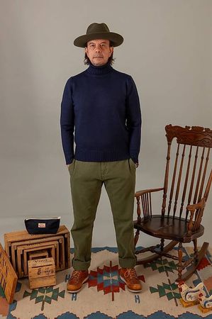 Hen's Teeth MUGELLESE ROLL NECK KNITWEAR