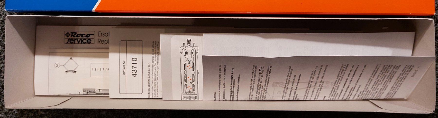 Roco Modelleisenbahnen: Roco 43710 - Ae 6/8 208 der BLS - mit DSS – Neu und originalverpackt aus Rotkreuz von MOBAHN-1zu87 8
