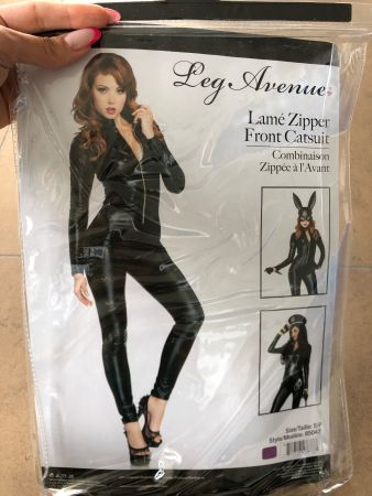 Sexy Overall - Catsuit- black Grösse S