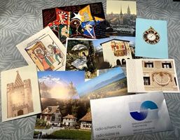Weihnachts & Neujahrs Kärtli PTT 19 Stück à Fr. -.15