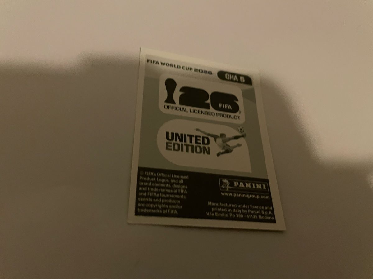 Panini Carte collezionabili: FIFA WM 2026 Alidu Seidu GHA 5 – Nuovo (secondo la descrizione) da Winterthur venduto da Cobraforce 1