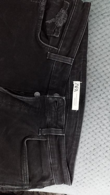 Jean zara noir online homme