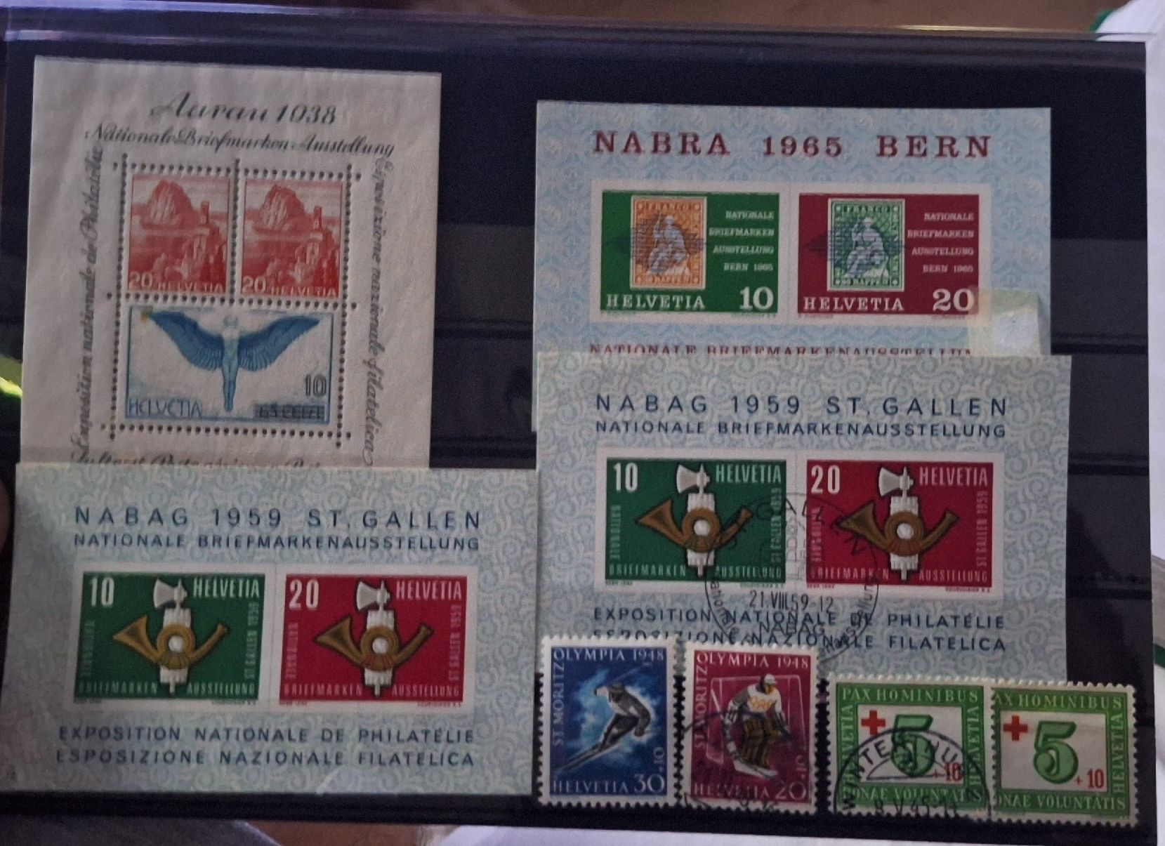 Tutti i francobolli: Diverse Sonderblocks  – Usato da Balgach venduto da SIMEON27