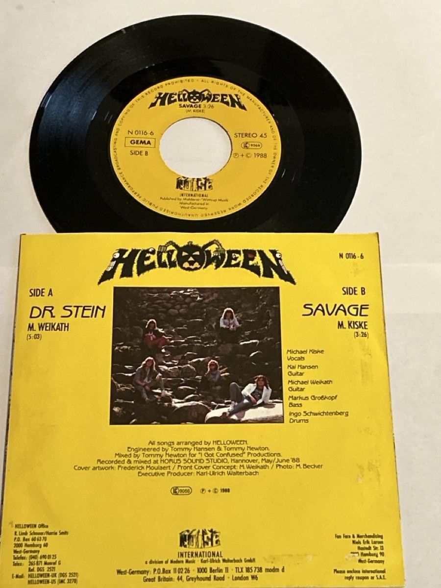 Dischi in vinile: Helloween. 1988. Dr.Stein – Usato da Faulensee venduto da Mizuno06 1