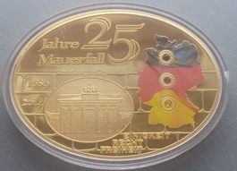 DEUTSCHLAND - 25 JAHRE MAUERFALL 2014 - HISTORISCHE MEDAILLE