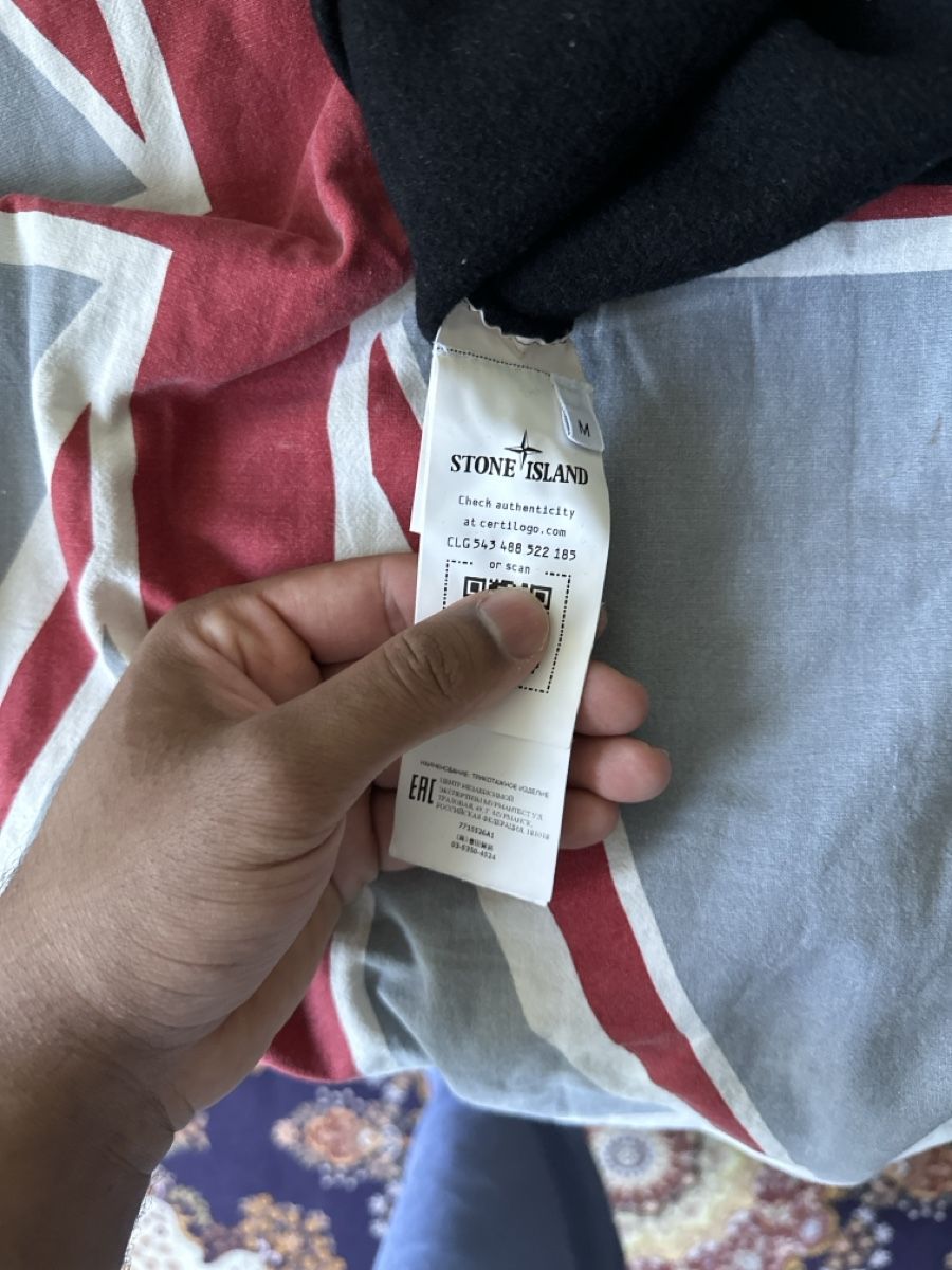 Stone Island Maglioni & Felpe: Stone Island Wollpullover, Dunkelblau, Grösse M – Usato da Zürich venduto da Zoheir07 2