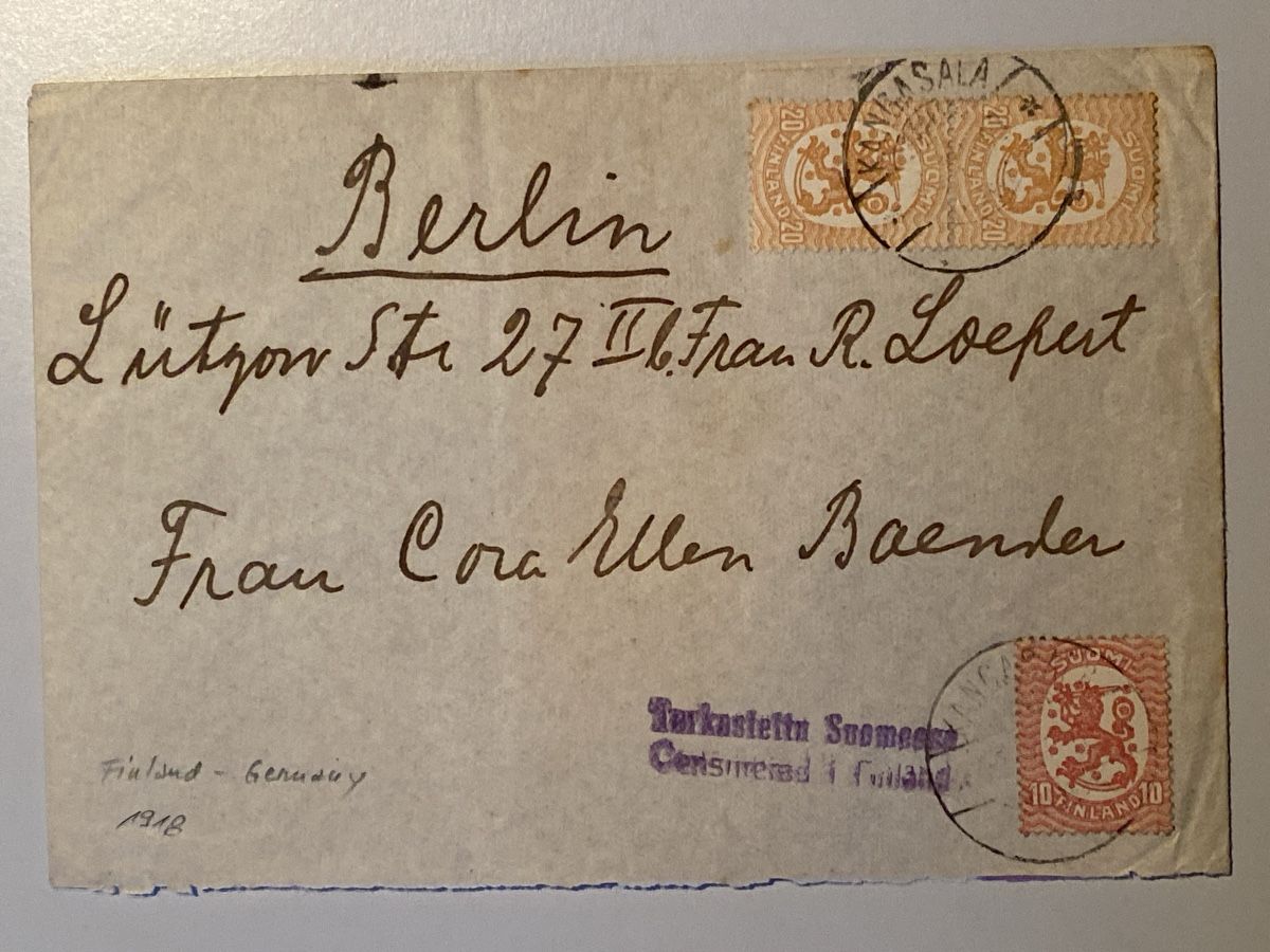Tutti i francobolli: Finnland - Germany 1918 – Usato da Küssnacht a. Rigi venduto da Unique-Valuable