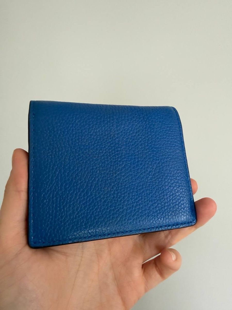 Michael Kors Portamonete: Michael Kors Small Wallet Blue Leather – Usato da Baar venduto da jan_7w8m 1
