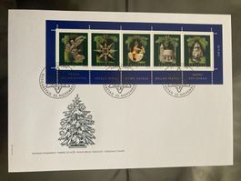 Schweiz 2004 Block Weihnachten Ersttagsbrief