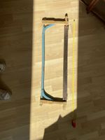 Bügelsäge mit Holzgriffen gebraucht guter Zustand