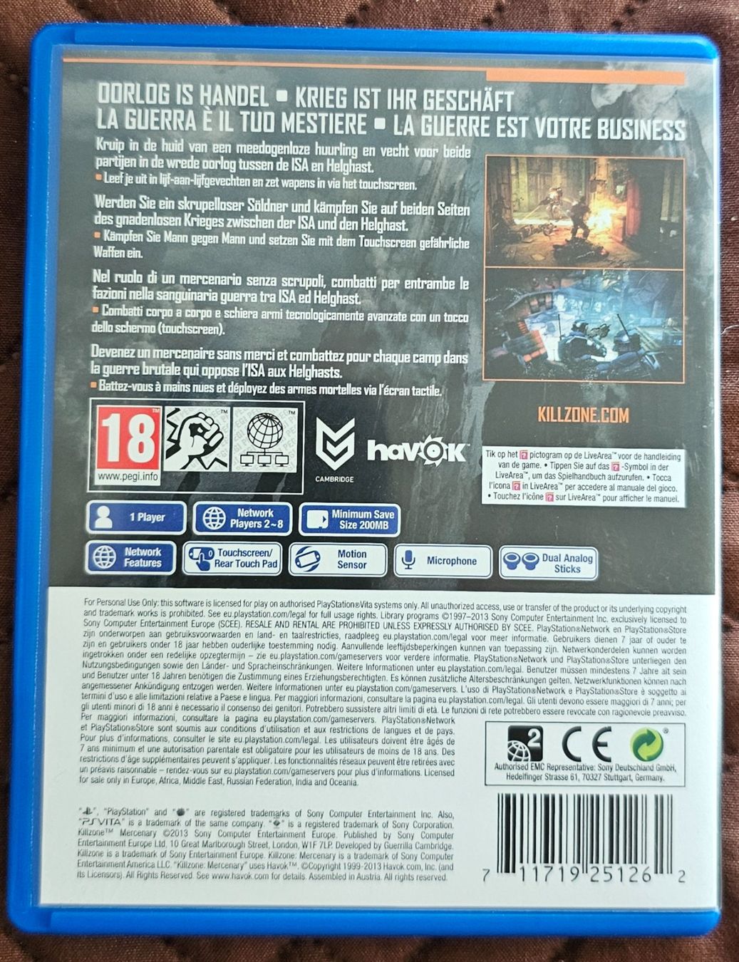 Sony Giochi: PS Vita - Killzone Mercenary – Usato da La Garde venduto da The_Hammer76 1