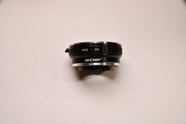 Canon EF to Fujifilm X dumb adapter (NO AF, NO APERTURE)