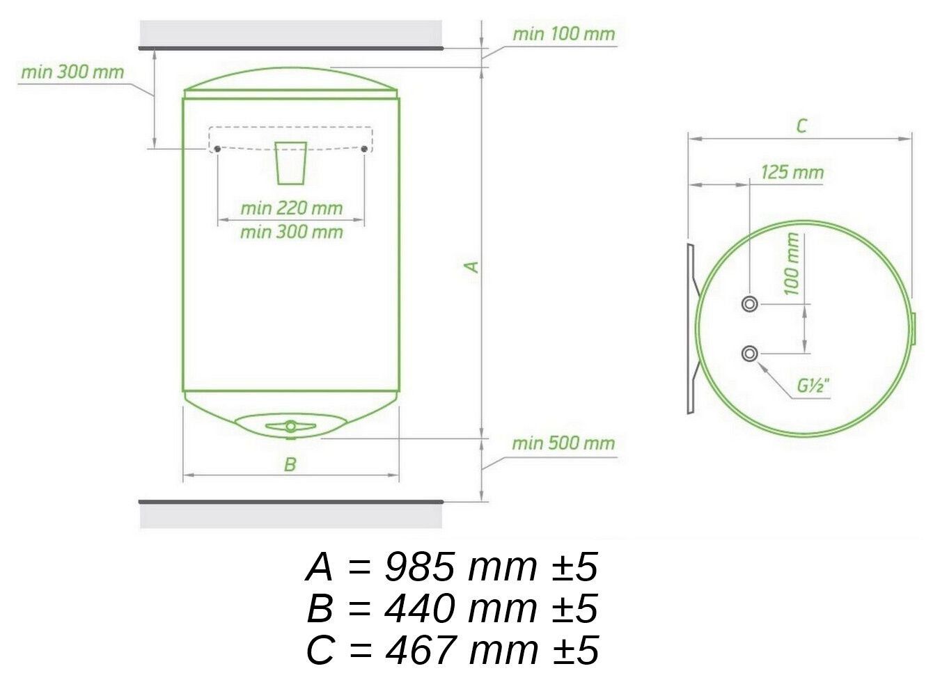 Sanitari: Anticalc Warmwasserspeicher 100L – Nuovo e nell'imballaggio originale da Bottighofen venduto da zaap 7