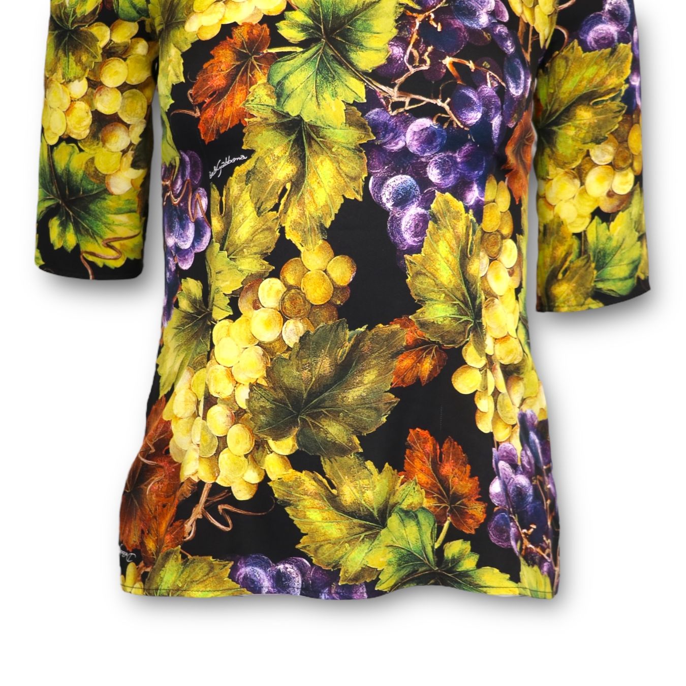 Dolce & Gabbana Camicette: Dolce & Gabbana Kurzarm Seide m. Trauben IT 38 DE 34 – Usato da Binningen venduto da Designerlabels 4