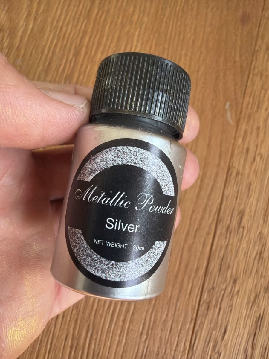 Colori: Metallic Powder Silber Farbe 20ml Dose  – Nuovo (secondo la descrizione) da Zürich venduto da joyfulgrace 1